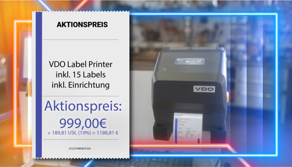 VDO Label Printer Kienzle Argo Aktion